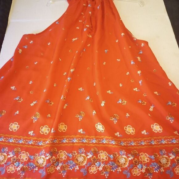 Janette Plus halter tunic/mini dress with floral print - Picture 7 of 11